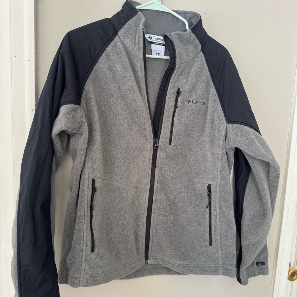 Columbia Full-Zip Fleece Jacket – Gray/Black (Women’s XL) - Picture 4 of 6